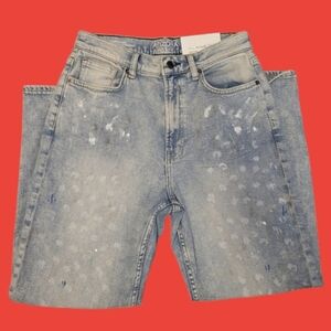 NWT Arizona Jean Company Women's High Rise Distressed Blue Jeans Size 10
